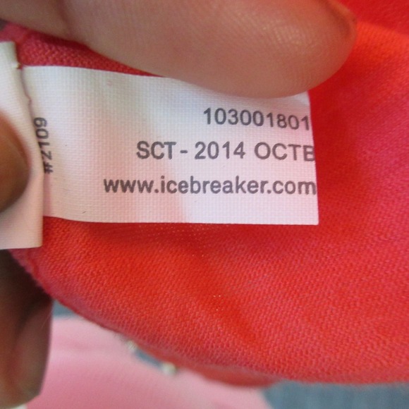 Icebreaker Merino Wool Tech Lite Short Sleeve Tee Shirt Women S Orange Hike 110 - Picture 7 of 10